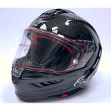 ALPINESTARS Supertech R10 Motorcycle Helmet - Solid - Carbon Black - Large 8200124-1902-L