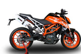 GPR Exhaust System Ktm Duke 250 2017-2020, Albus Evo4, Slip-on Exhaust Including Link Pipe and Removable DB Killer