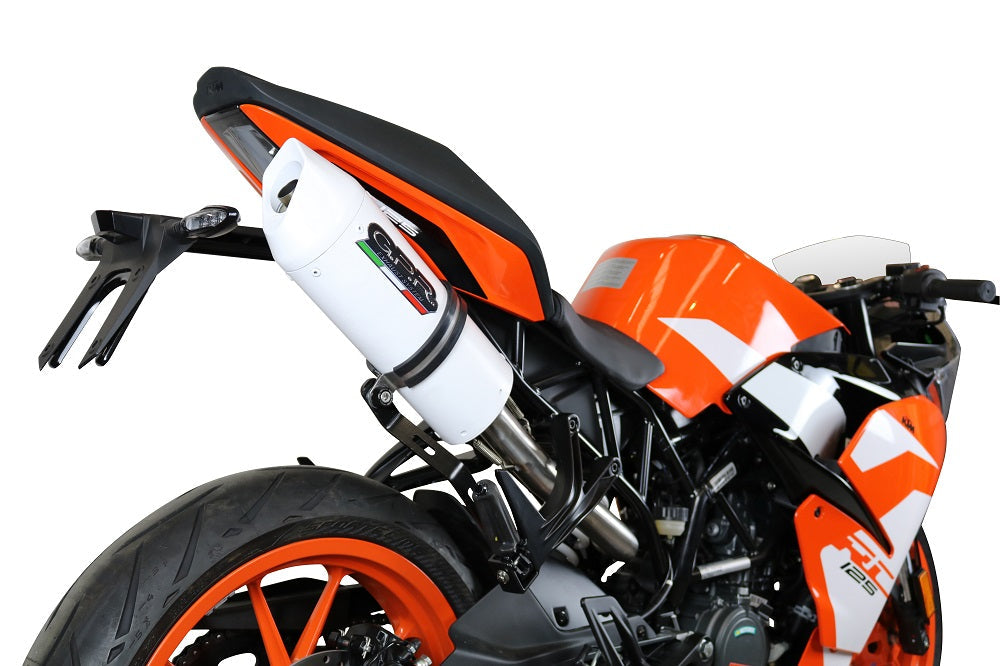 GPR Exhaust System Ktm RC 125 2017-2020, Albus Evo4, Slip-on Exhaust Including Link Pipe and Removable DB Killer