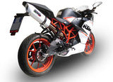 GPR Exhaust System Ktm RC 390 2015-2016, Albus Ceramic, Slip-on Exhaust Including Removable DB Killer and Link Pipe