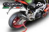 GPR Exhaust for Aprilia Tuono V4 1100 - Rr - Factory 2015-2016, Gpe Ann. Poppy, Slip-on Exhaust Including Removable DB Killer and Link Pipe