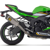 71208PTZ Arrow full Exhaust COMPETITION PISTA  Titanium  STEEL COLLECTORS for ZX-6R 636 2024-25