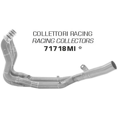 IN STOCK Arrow stainless steel Racing Exhaust Collector Header for BMW S1000RR/ S1000R/ M1000RR 2020-2024 71718MI