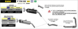 IN STOCK 71776MI  Arrow Racing Link Pipe, Stainless Steel for BMW F750GS/850GS/ 2021-2025 F 900 GS / F 900 GS Adventure ’24/25
