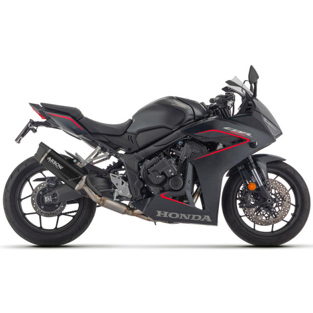 71069AKN Arrow Indy-Race Evo Racing Full Exhaust Titanium Dark Stainless Steel Collectors CBR650R 2024 - 2025