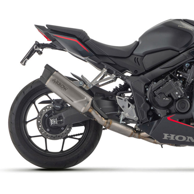 71969PK Arrow WITH CATALYTIC CONVERTER Indy-Race Evo Racing Full Exhaust Titanium Stainless Steel Collectors CB 650 R - CBR 650 R 24-25