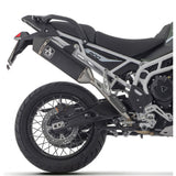 IN STOCK 72006VAN  Arrow Veloce RACING Slip-on Exhaust, Aluminum Dark for Triumph Tiger 900 24-25