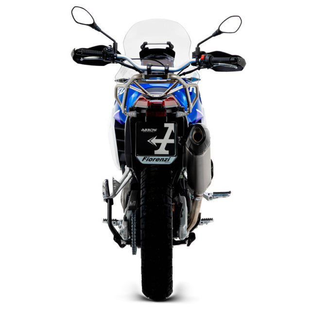 Arrow Aprilia Tuareg 660 2022 Homologated Titanium Sonora With Welded Link Pipe And Carbon Endcap 72506sk