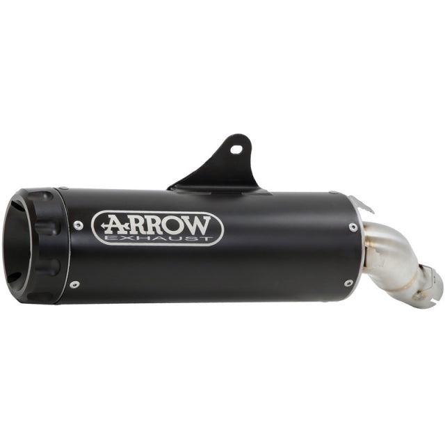 Arrow Kawasaki Vulcan S 650 2022-2022 Full System With Rebel Dark Nichrom Exhaust And Dark Aluminium End Cap 74512rbn