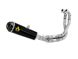 Arrow Indy-Race Full Exhaust, Aluminum Dark for Kawasaki Z650 2021-2024 71937AKNW