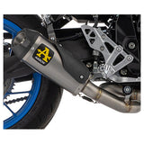 71956PKW  Arrow Suzuki GSX-8S 2023 - 2024 - 2025 Works Titanium Full System Exhaust, Titanium