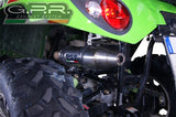 GPR Exhaust for Artic Trv 700 2011-2021, Deeptone Atv, Slip-on Exhaust Including Removable DB Killer and Link Pipe