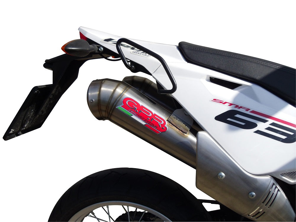 GPR Exhaust System Husqvarna TE 630 E - SMS 630 - Smr 630 2010-2014, Powercone Evo, Dual slip-on Including Removable DB Killers and Link Pipes