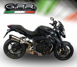 GPR Exhaust System Mv Agusta Brutale 990 R 2010-2011, Gpe Ann. titanium, Slip-on Exhaust Including Removable DB Killer and Link Pipe