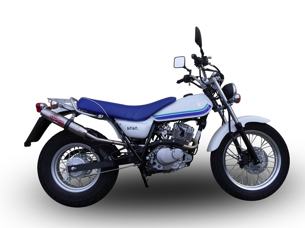 Suzuki Rv 125 Van Van 2003-17   Exhaust GPR Slip-on Deeptone Inox