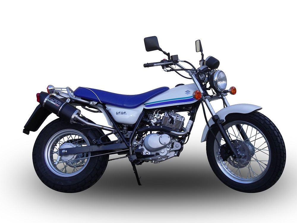 Suzuki Rv 125 Van Van 2003-17   Exhaust GPR Slip-on Furore Nero