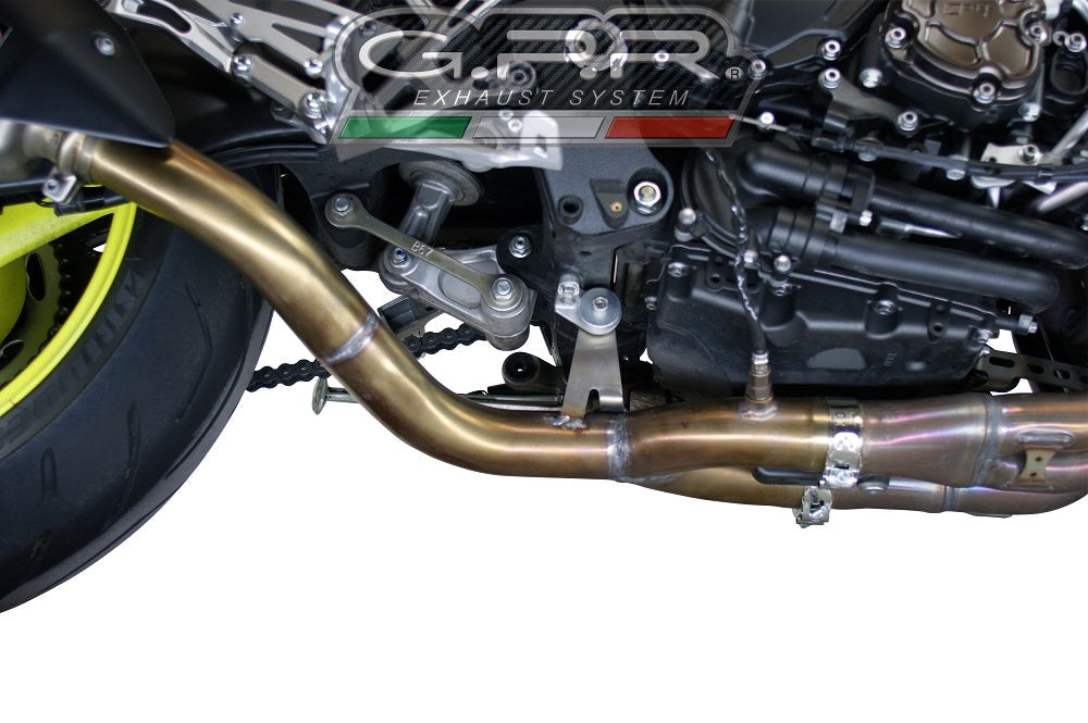 GPR Exhaust System Yamaha MT10 FJ10 2016-2020, Decatalizzatore, Decat pipe