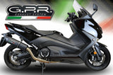 GPR Exhaust System Yamaha T-Max 560 2020-2021, Furore Nero, Full System Exhaust, Including Removable DB Killer