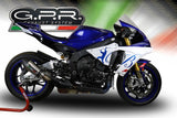 GPR Exhaust System Yamaha YZF R1 R1M 2015-2016, Gpe Ann. titanium, Slip-on Exhaust Including Removable DB Killer and Link Pipe