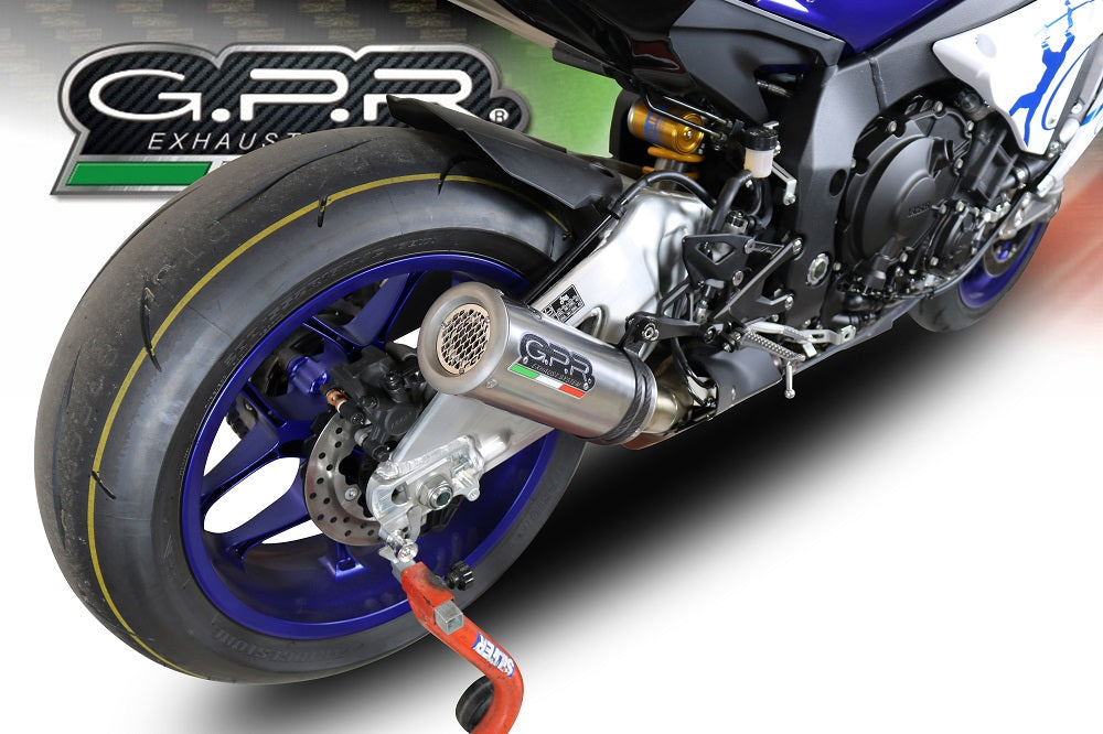 GPR Exhaust System Yamaha YZF R1 R1M 2020-2023, M3 Inox , Slip-on Exhaust Including Removable DB Killer and Link Pipe