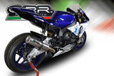 GPR Exhaust System Yamaha YZF R1 R1M 2020-2023, M3 Titanium Natural, Slip-on Exhaust Including Link Pipe