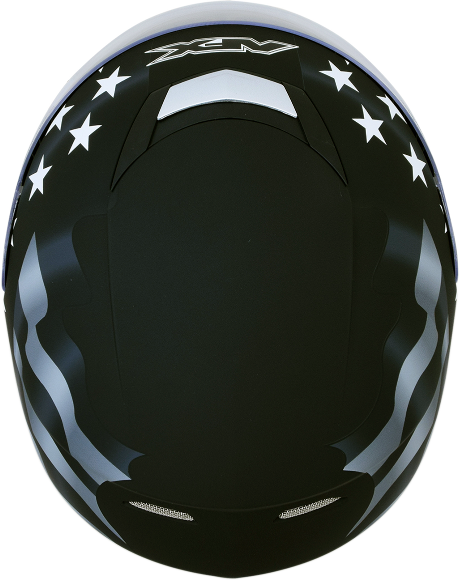 AFX FX-99 Motorcycle Helmet - Flag - Stealth - Medium 0101-11357