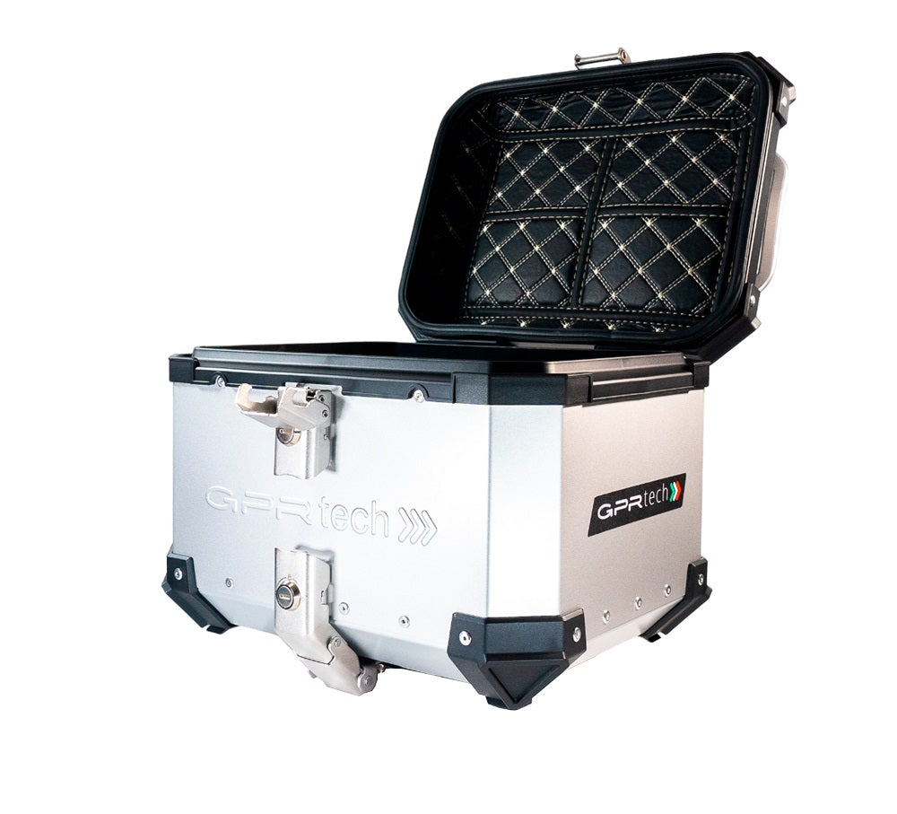 Voge Valico 300 Rally 2022-2023 GPR TECH 26 L Aluminum Top Case in Silver with Specific Plate Included