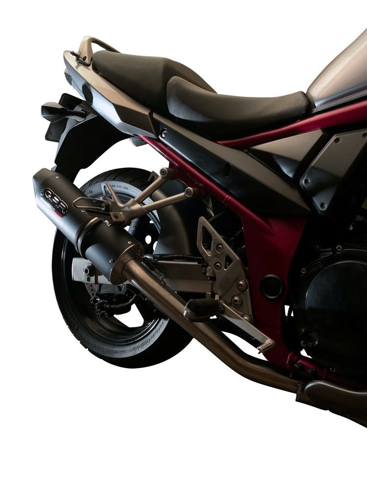 GPR Exhaust System Suzuki Gsx 600 F 1998-2005, Furore Poppy, Slip-on Exhaust Including Removable DB Killer and Link Pipe