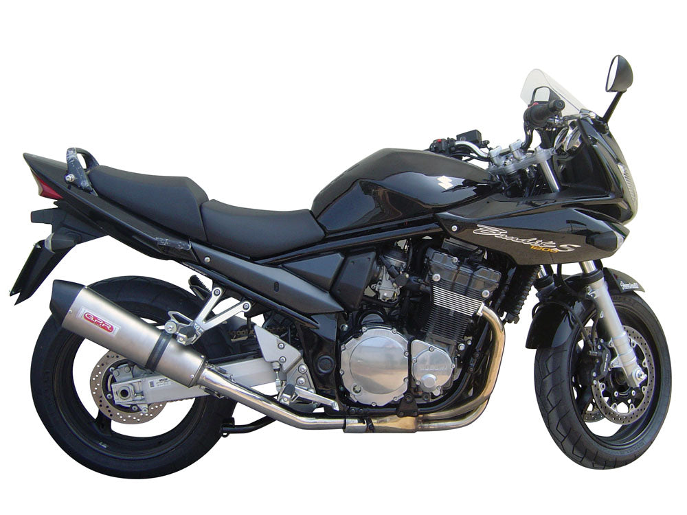 GPR Exhaust System Suzuki Gsf 650 Bandit - S 2005-2006, Gpe Ann. titanium, Slip-on Exhaust Including Removable DB Killer and Link Pipe