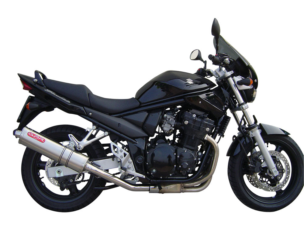 GPR Exhaust System Suzuki Gsf 600 Bandit - S 1995-2005, Trioval, Slip-on Exhaust Including Removable DB Killer and Link Pipe