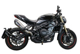 GPR Exhaust for Benelli 752S 2022-2023, Gpe Ann. titanium, Slip-on Exhaust Including Removable DB Killer and Link Pipe