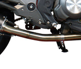 GPR Exhaust for Benelli Bn 302 S 2015-2016, Furore Nero, Slip-on Exhaust Including Removable DB Killer and Link Pipe