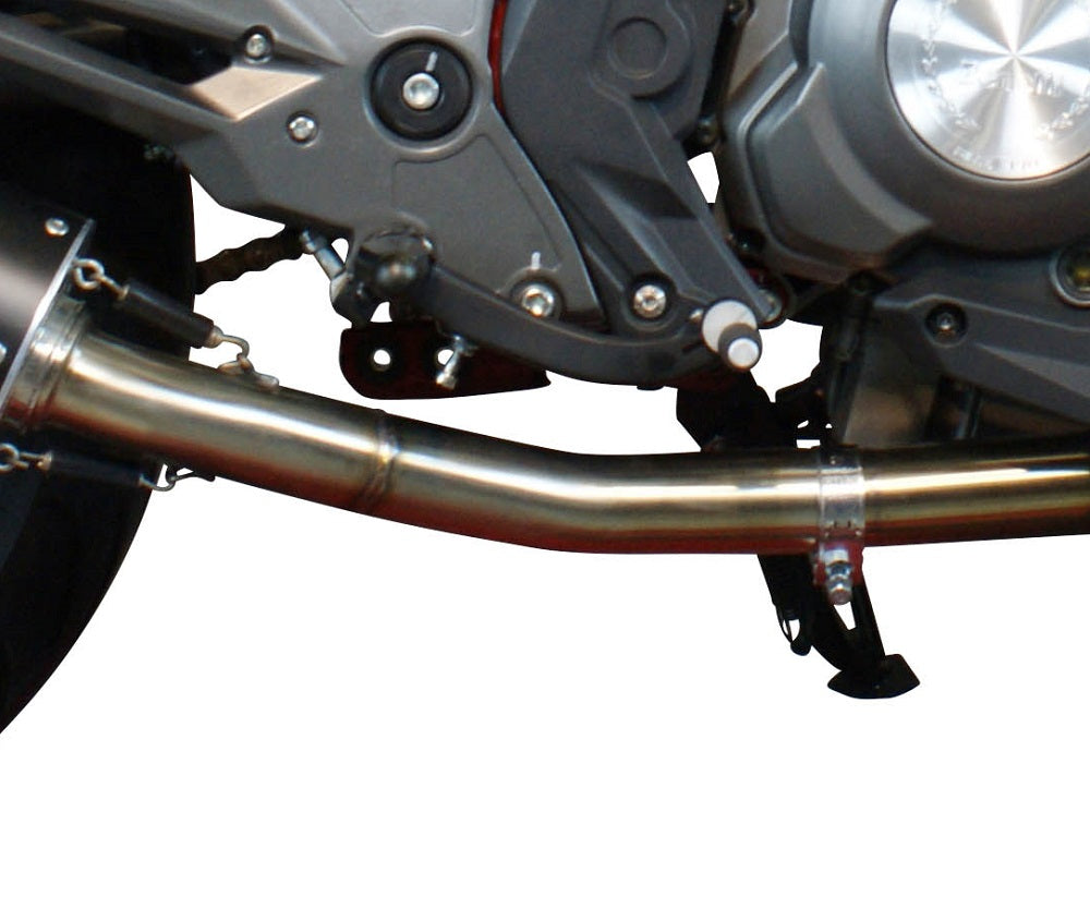 GPR Exhaust for Benelli Bn 302 S 2017-2020, M3 Titanium Natural, Slip-on Exhaust Including Removable DB Killer and Link Pipe