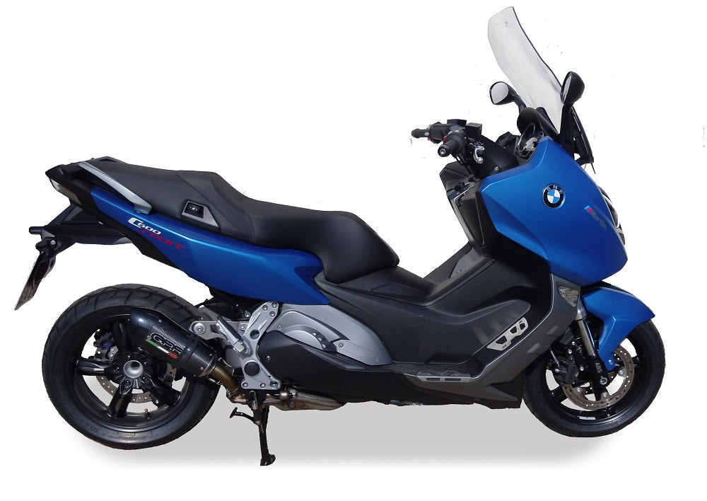 GPR Exhaust for Bmw C600 Sport 2012-2016, Gpe Ann. Poppy, Slip-on Exhaust Including Removable DB Killer and Link Pipe