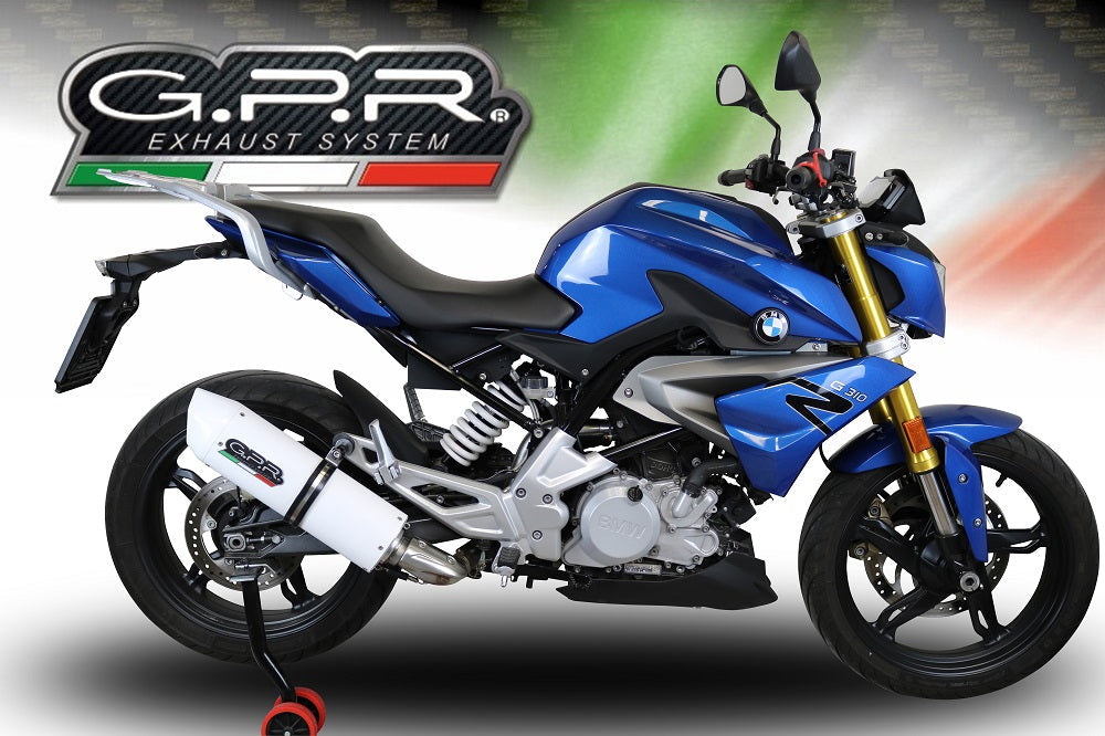 GPR Exhaust for Bmw G310R 2017-2021, Albus Evo4, Full System Exhaust, Including Removable DB Killer