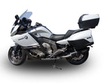 GPR Exhaust for Bmw K1600GT 2017-2021, Furore Evo4 Poppy, Dual slip-on Including Removable DB Killers and Link Pipes