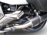 GPR Exhaust for Bmw K1600GT 2010-2016, Furore Nero, Dual slip-on Including Removable DB Killers and Link Pipes