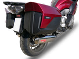 GPR Exhaust for Bmw K1600GTL 2012-2016, Trioval, Dual slip-on Including Removable DB Killers and Link Pipes