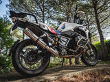 GPR Exhaust for Bmw R1250GS - Adventure 2019-2020, M3 Inox , Slip-on Exhaust Including Removable DB Killer and Link Pipe