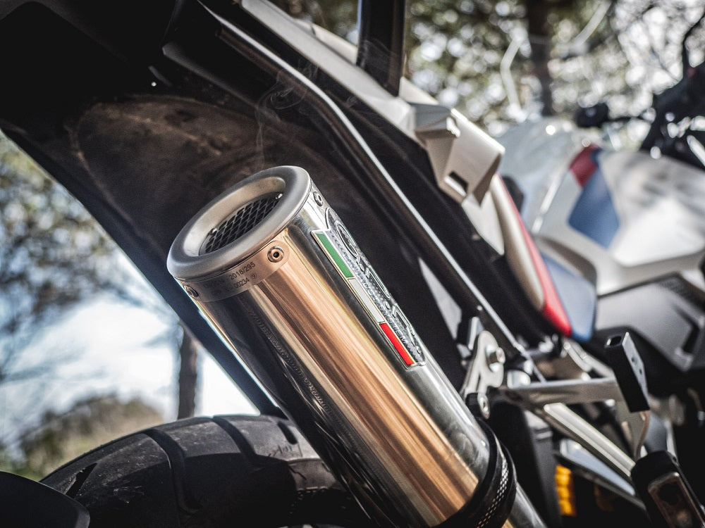 GPR Exhaust for Bmw R1250GS - Adventure 2019-2020, M3 Inox , Slip-on Exhaust Including Removable DB Killer and Link Pipe