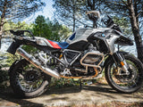 GPR Exhaust for Bmw R1250GS - Adventure 2019-2020, M3 Titanium Natural, Slip-on Exhaust Including Removable DB Killer and Link Pipe