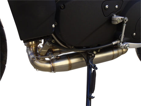 Buell Xb 9 2003-2007 reverse line Exhaust GPR Double Slip-on Deeptone Inox