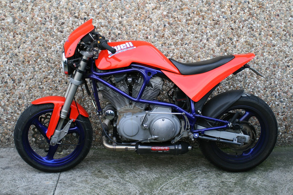 Buell S1 Lightning Exhaust GPR Slip-on Gpe Ann. Poppy