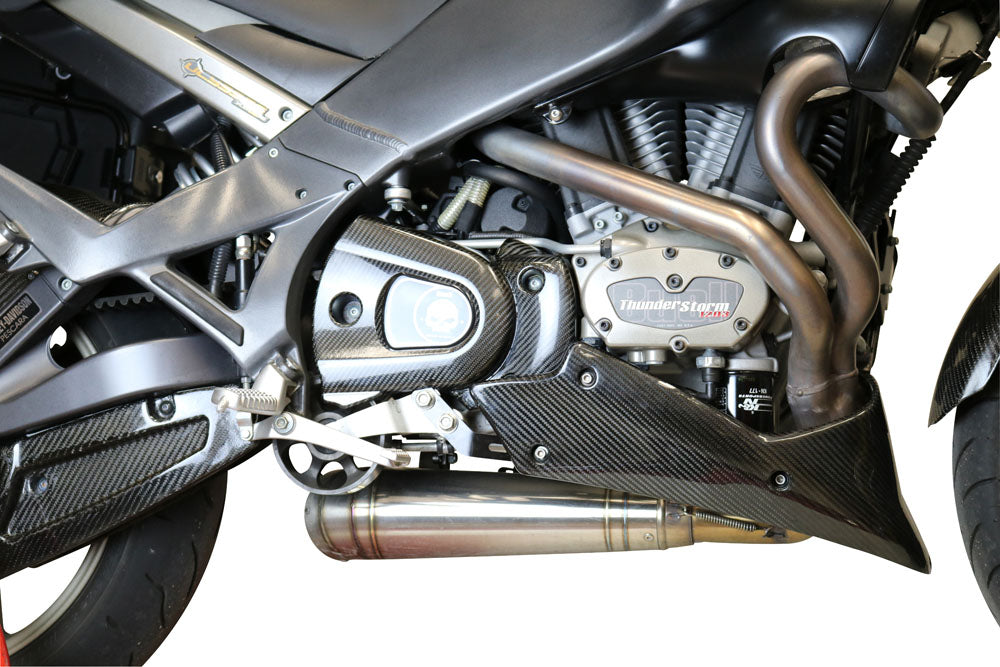 GPR Exhaust for Buell UlySseses Xb 12 X 2008-2011, Powercone Evo, Slip-on Exhaust Including Removable DB Killer and Link Pipe