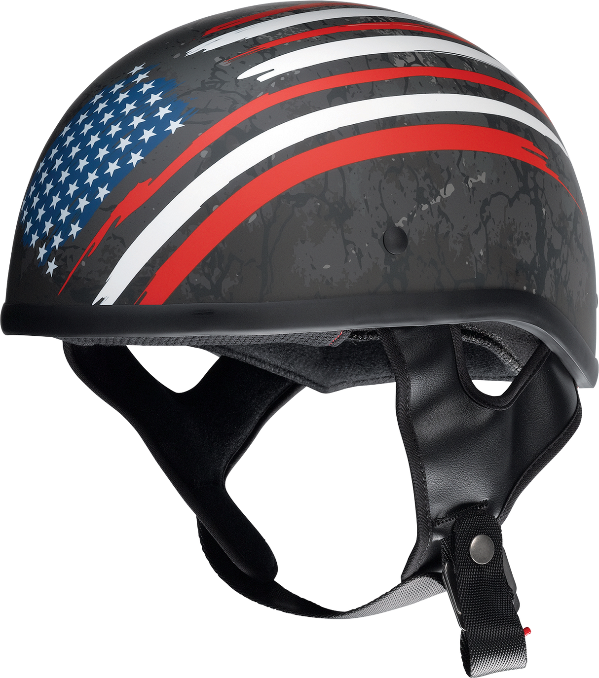 Z1R CC Beanie Motorcycle Helmet - Justice - Black/Red/White/Blue - Large 0103-1406