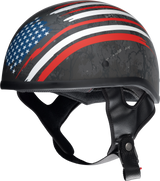 Z1R CC Beanie Motorcycle Helmet - Justice - Black/Red/White/Blue - Large 0103-1406