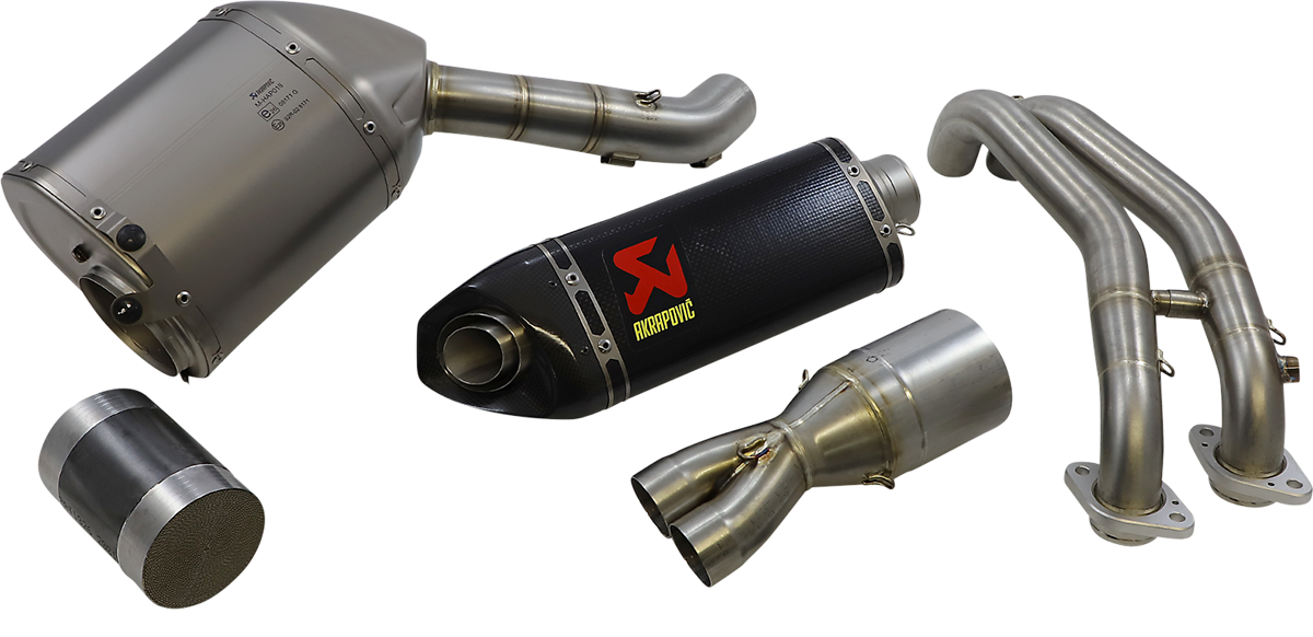 Akrapovic Exhaust Aprilia Tuono 660 / RS 660 2021-2024 Full System Racing Line Carbon Fiber S-A6R4-HAPC