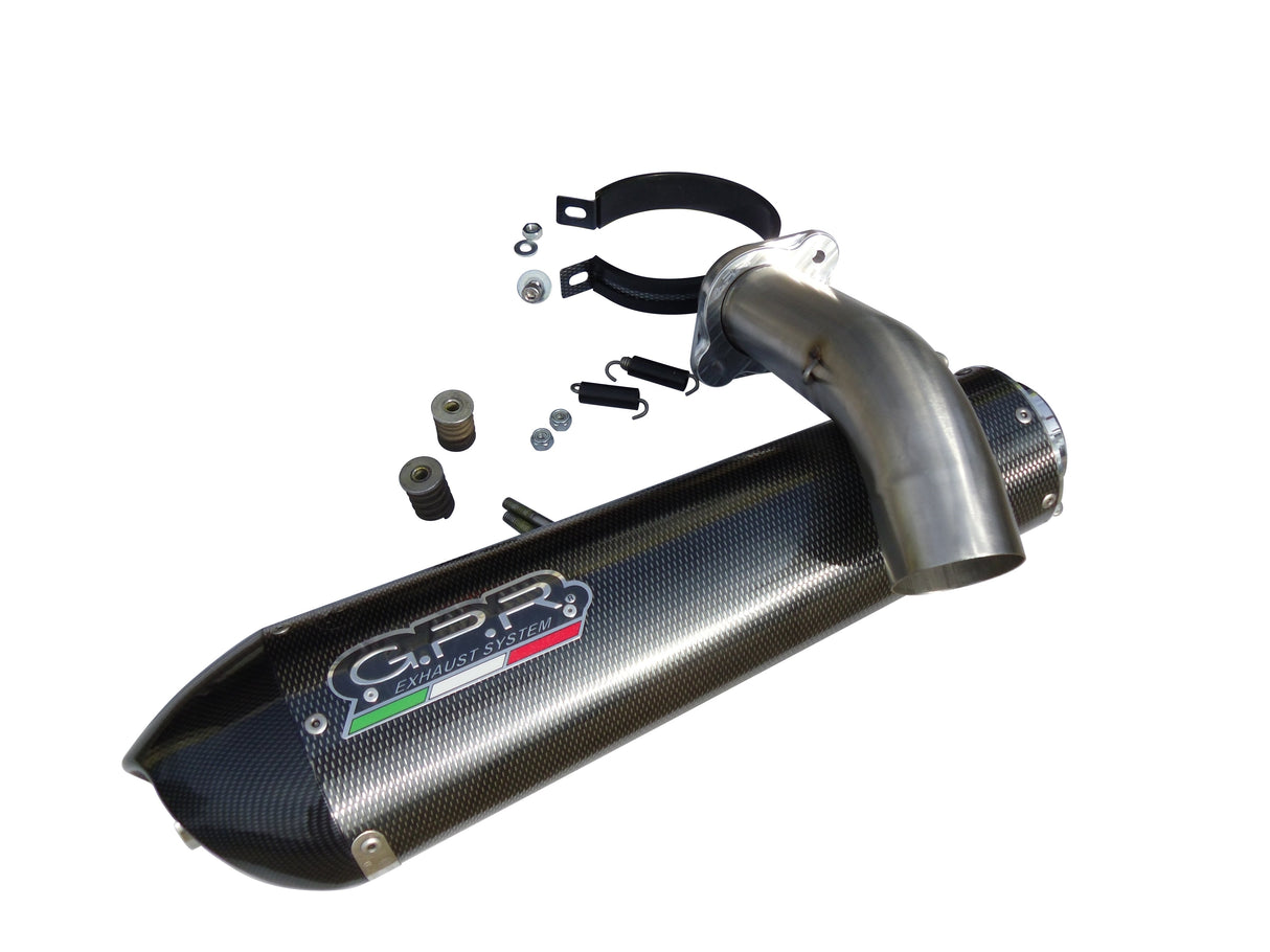 GPR Exhaust System Can Am Spyder 1000 Rs - RSs 2013-2016, Gpe Ann. Poppy, Slip-on Exhaust Including Removable DB Killer and Link Pipe