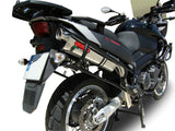 GPR Exhaust for Aprilia Etv Caponord 1000 Rally 2001-2007, Trioval, Dual slip-on Including Removable DB Killers and Link Pipes