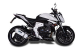 GPR Exhaust System Honda CB1000R 2008-2014, Albus Ceramic, Slip-on Exhaust Including Removable DB Killer and Link Pipe